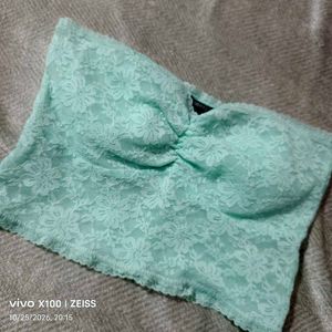 262510. Sheer Lace Tube Top