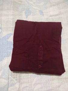 Maroon Collared Casual Shirt