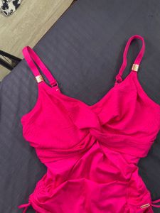Vibrant Pink One-Piece Swimsuit