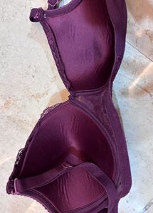 clovia Purple Lace Bra