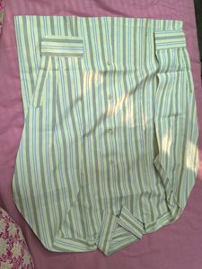 Striped Button-Down Shirt