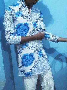 Floral Print Kurta