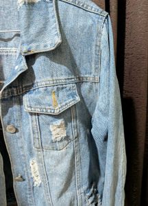Distressed Denim Jacket