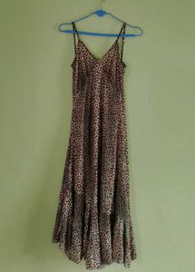 Leopard Print Maxi Dress