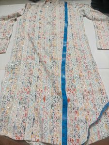 Embroidered Kurta with Sequins