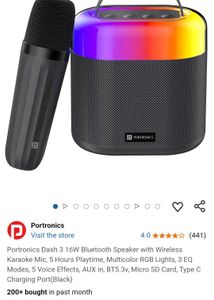 New Karaoke Speaker