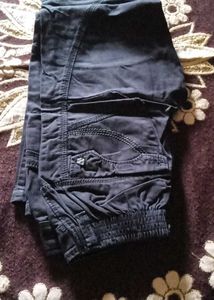 Stylish Black Utility Pants