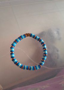 Heart Charm Beaded Bracelet