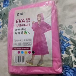 Pink Transparent Raincoat Rainwear