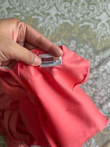 Double shade Coral King Bedsheet set