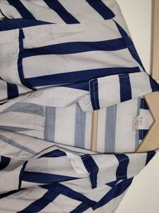 Striped Button-Up Shirt
