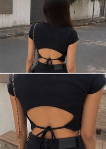 Shein Tie Back Top