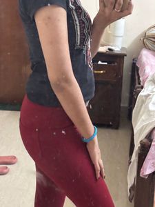 Stylish Maroon Leggings/Pants