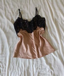 Lace Satin Slip Camisole