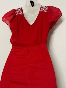 Pintresty Red bodycott one piece
