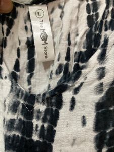 Tie Dye V Neck Dress