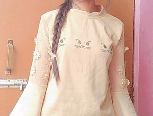 Korean Floral Top