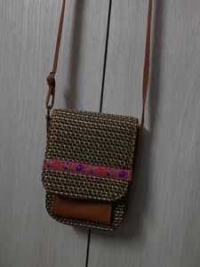 Boho Woven Crossbody Bag