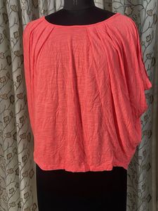 Coral Dolman Sleeve Top