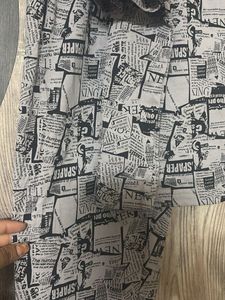 Newspaper Print Co-ord set