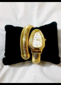 golden snake Watch