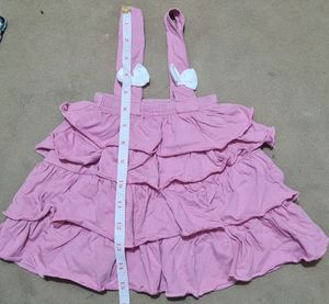 Charming Tiered Ruffle Pinafore Dress