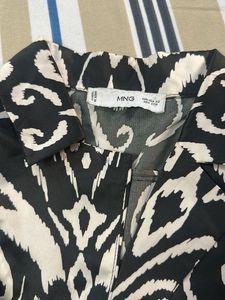 Monochrome Print Maxi jumpsuit