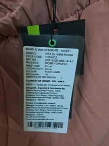 HRx Women Rose Rapid Dry Short New Size 30