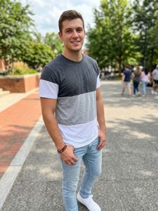 men Color Block T-Shirt