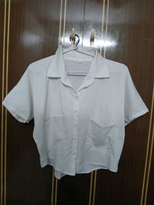 Soft Girl Utility Crop Shirt