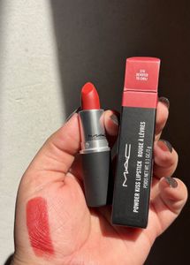 MAC powder kiss Lipstick Devoted To Chilli
