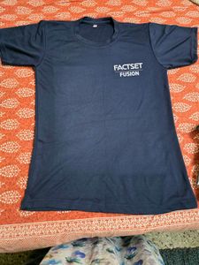 FACTSET Fusion Navy Blue T-Shirt