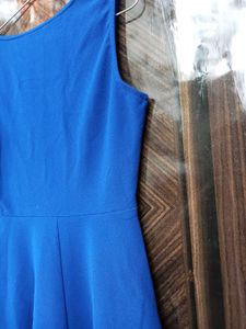 Stylish Blue Peplum Top
