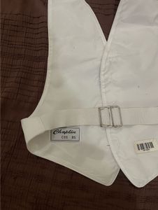 Elegant White Halter Vest