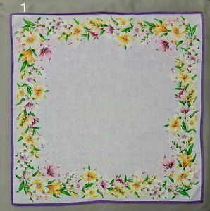 Vintage Floral Handkerchief