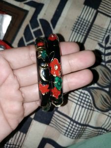 Vintage Enamel Bangles
