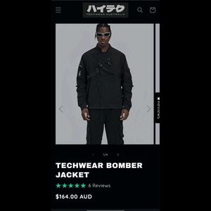 💎💎Vintage Rare Techwear inspired Bomber J