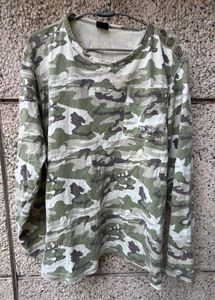 Camouflage Long Sleeve Top