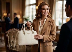 Elegant Cream Handbag