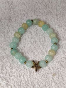 Beaded Bracelet with Starfish Charm