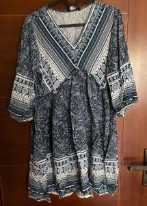 Boho Floral print short dress