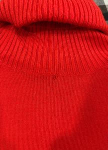 Cozy Red Knit Sweater