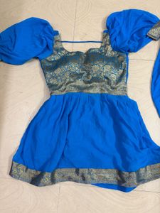 Vibrant Blue Lehenga Choli Set