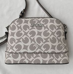 Guess Monogram Dome Crossbody Bag