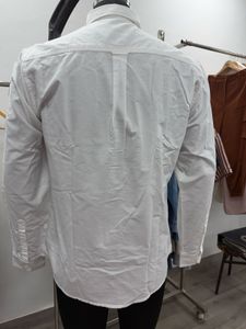 white cotton shirt