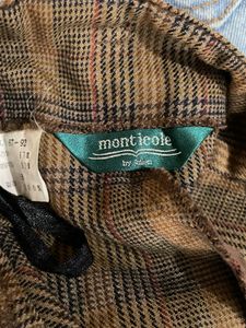 Plaid Vintage High-Waisted Shorts