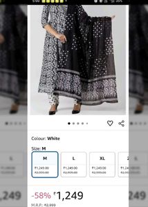 elegant black anarkali