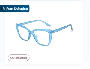 Eyemyeye Nerdlane Blue Full Frame Cat Eye GlassesN