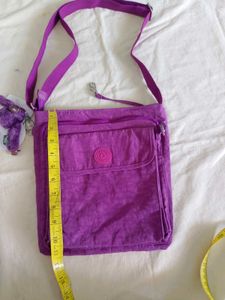 Purple Kipling Crossbody Bag