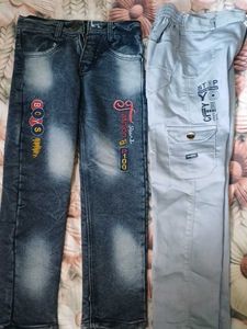 Kids Jeans & Cargo Pants Set